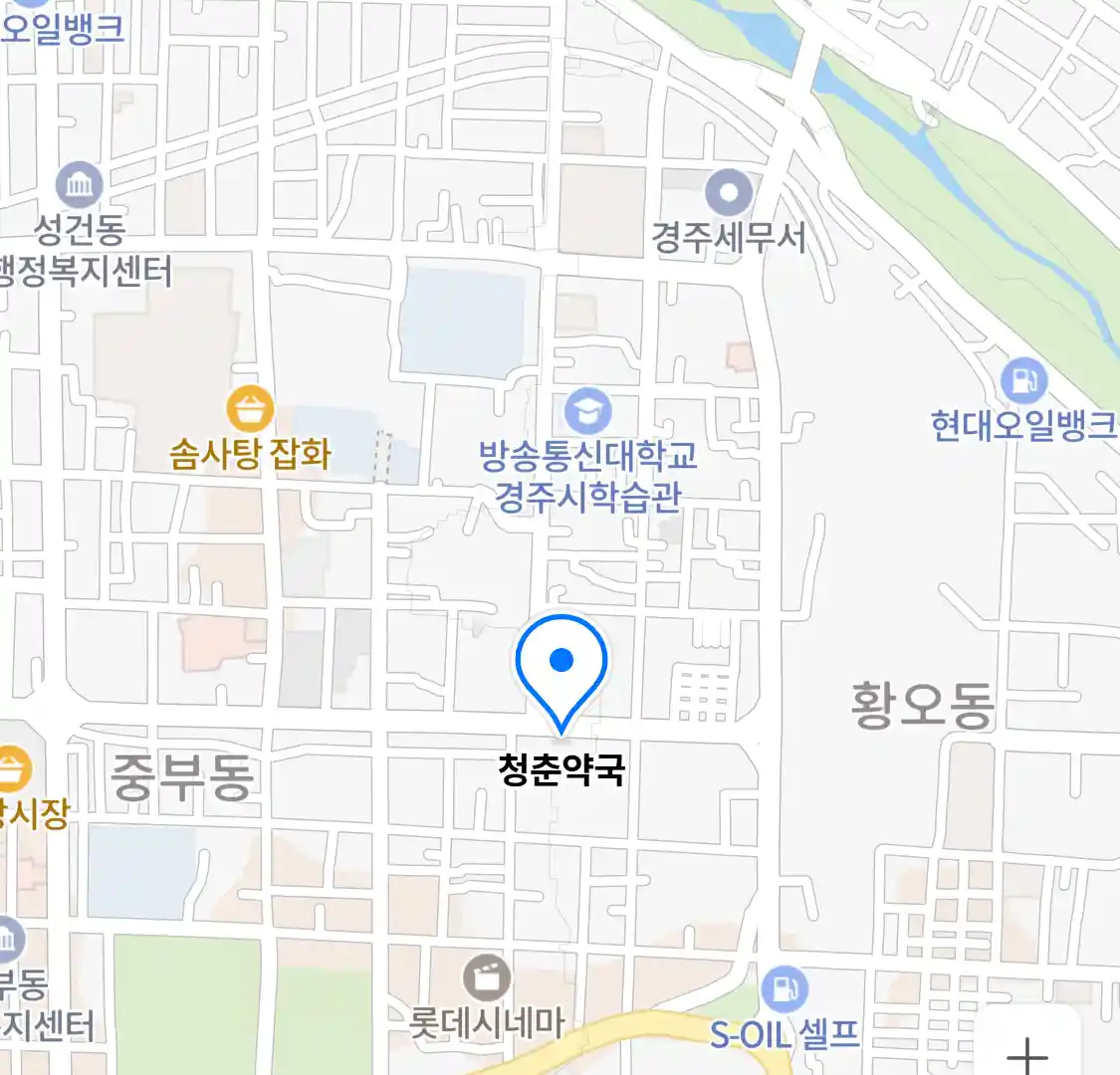 청춘약국 위치