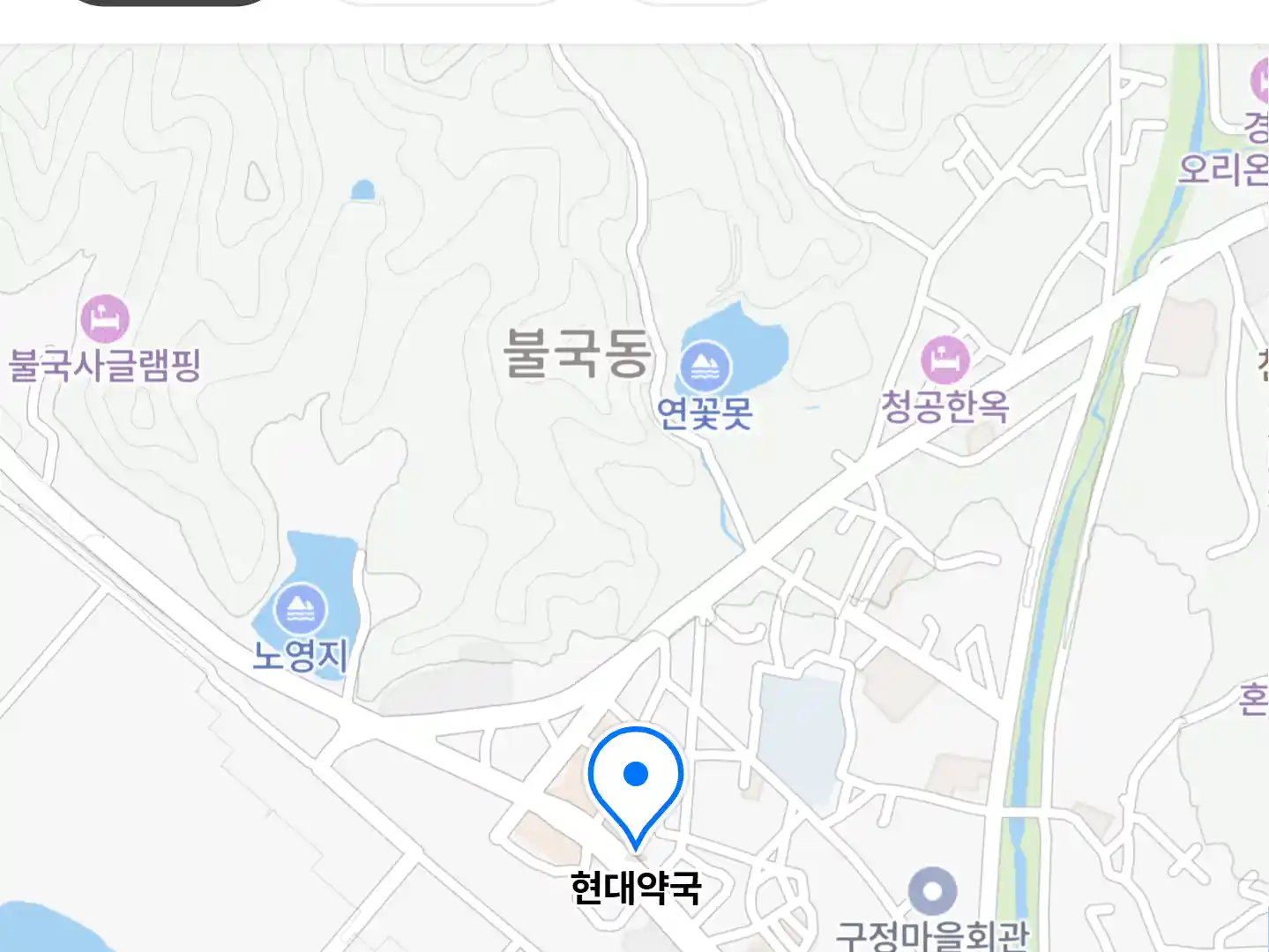 현대약국 (산업로 3012) 위치