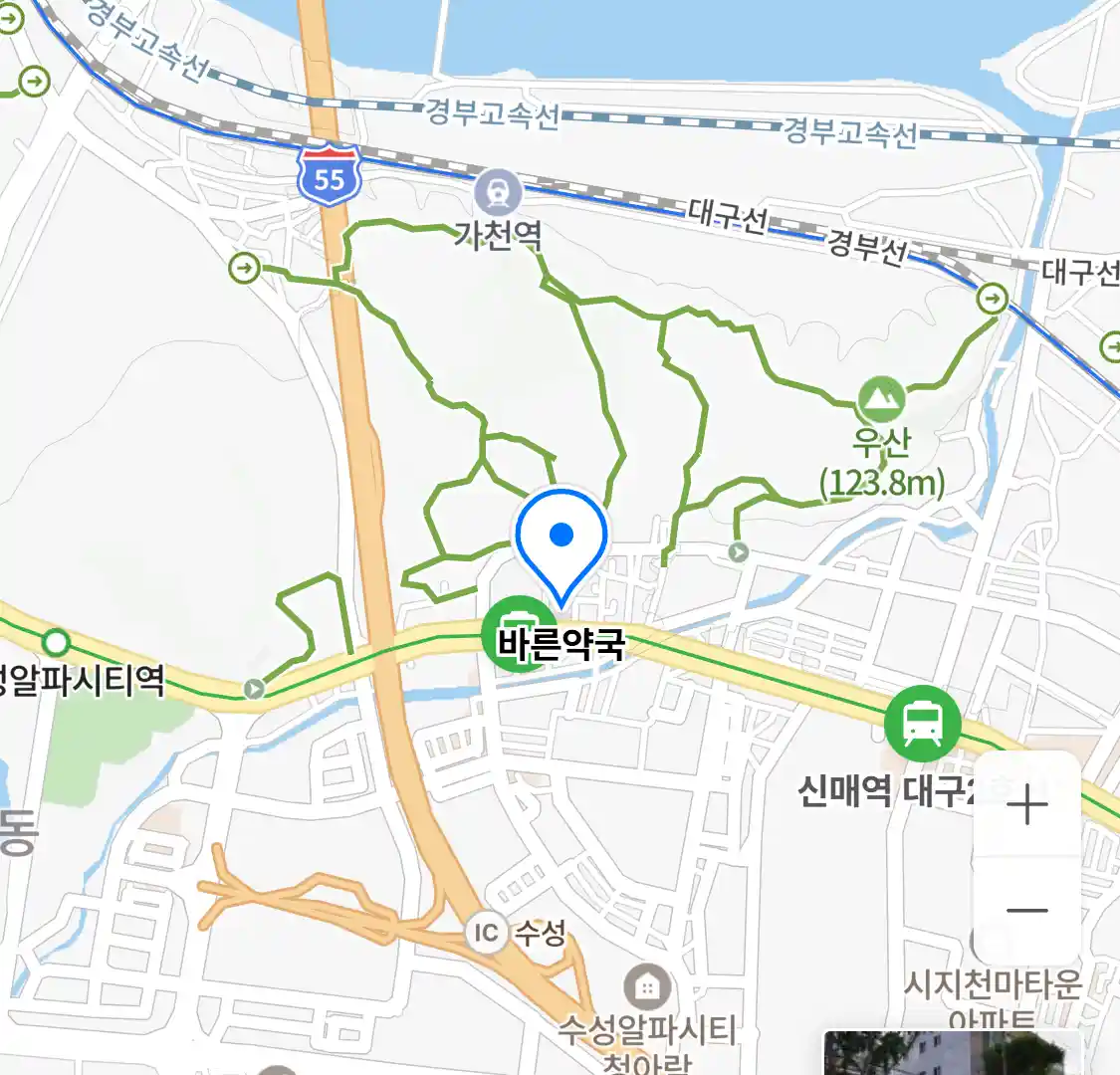 바른약국 위치