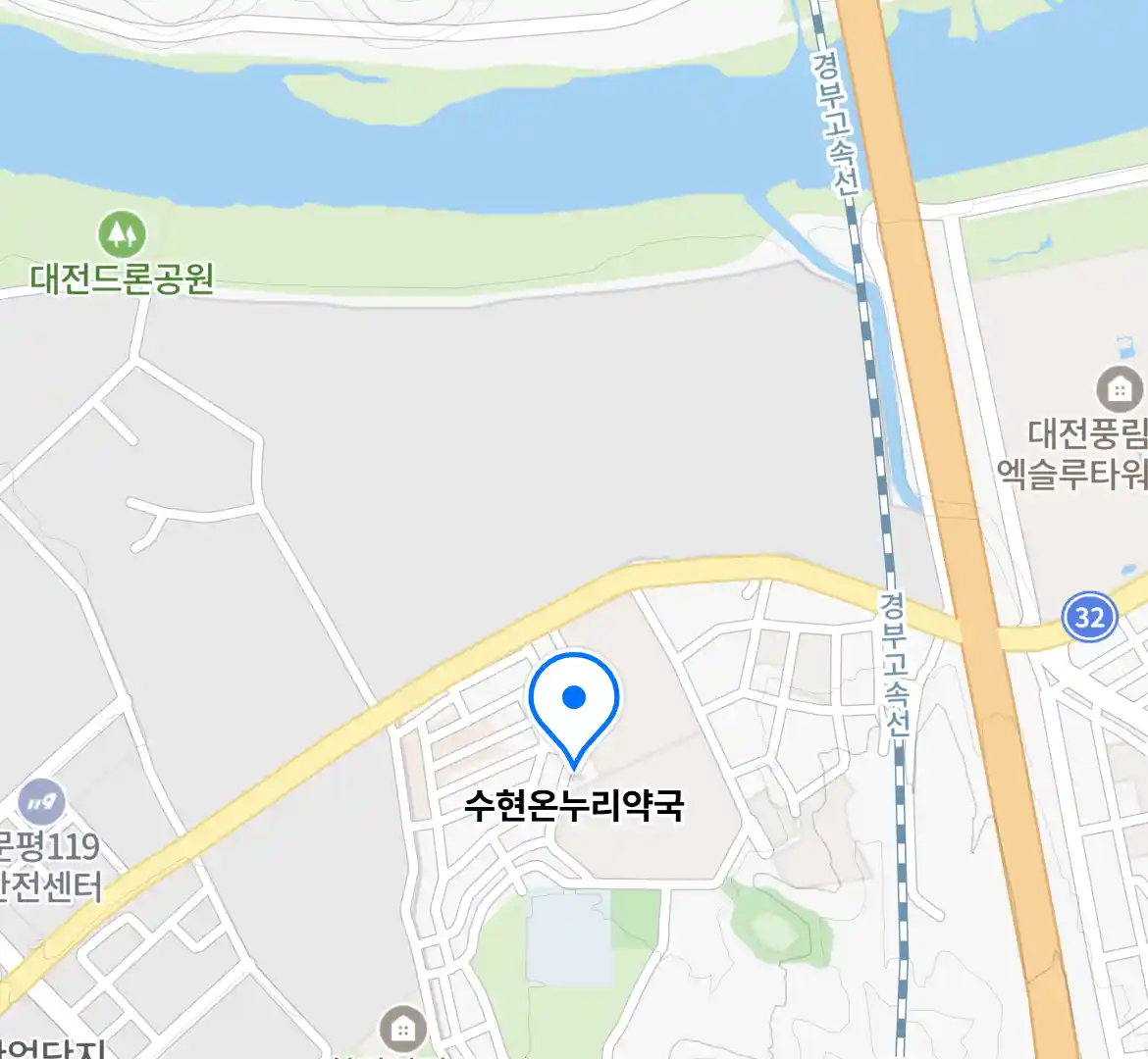 수현온누리약국 위치