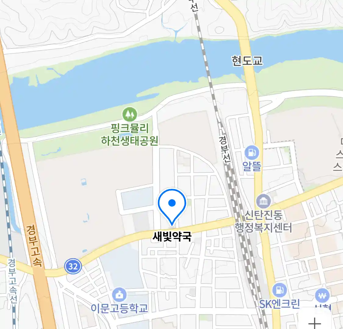 새빛약국 위치