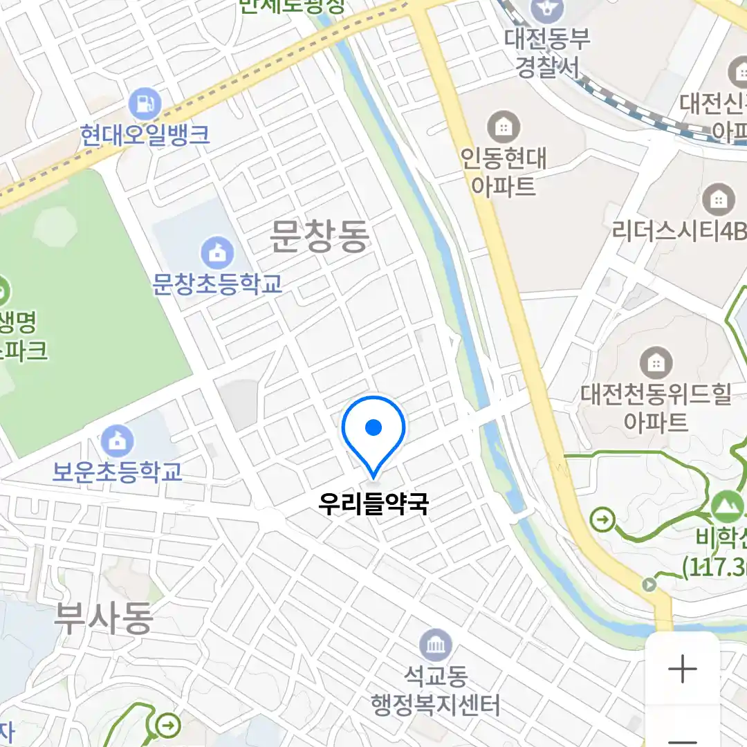 우리들약국 위치