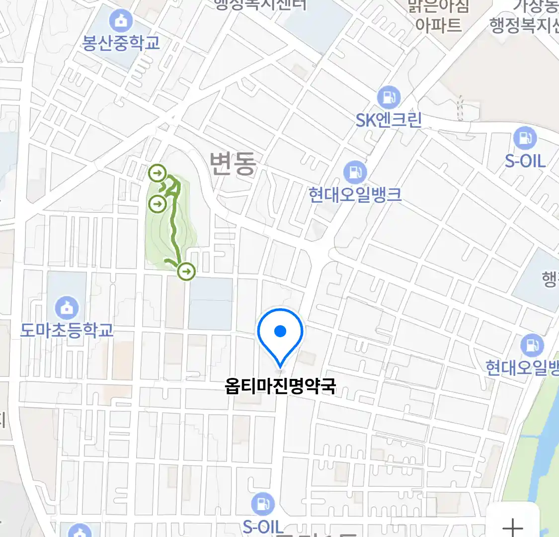옵티마진명약국 위치