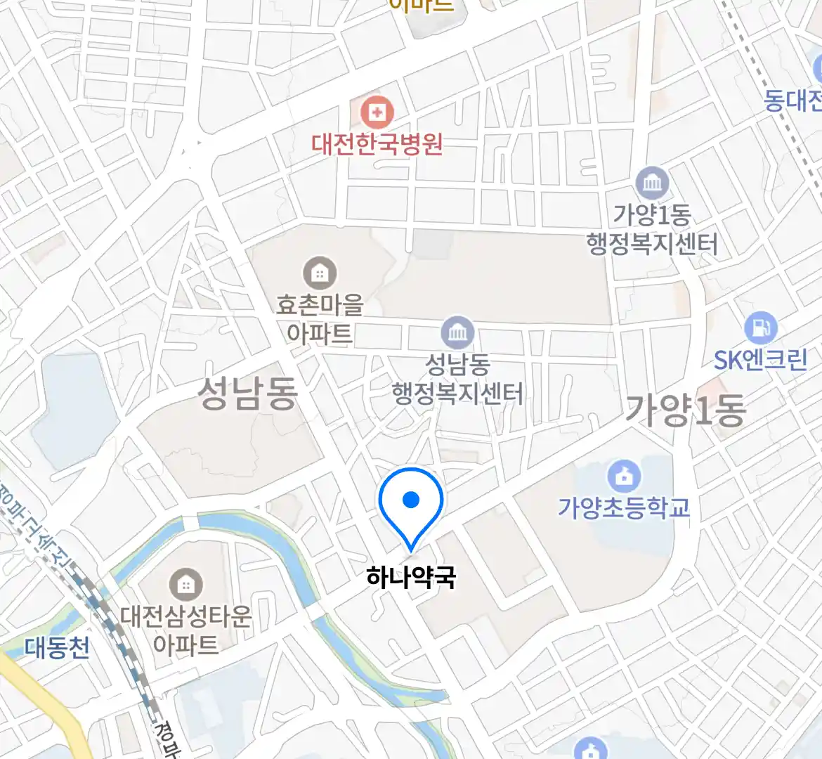 하나약국 위치