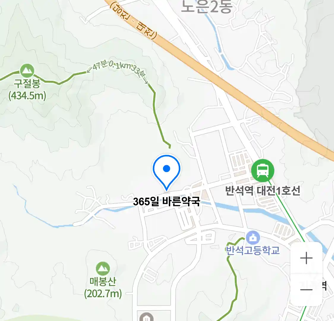 365일 바른약국 위치