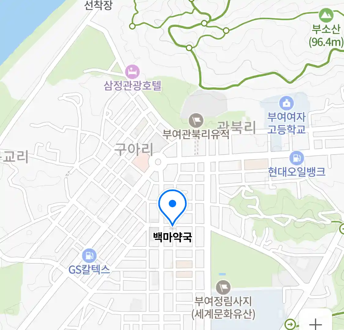 백마약국 위치