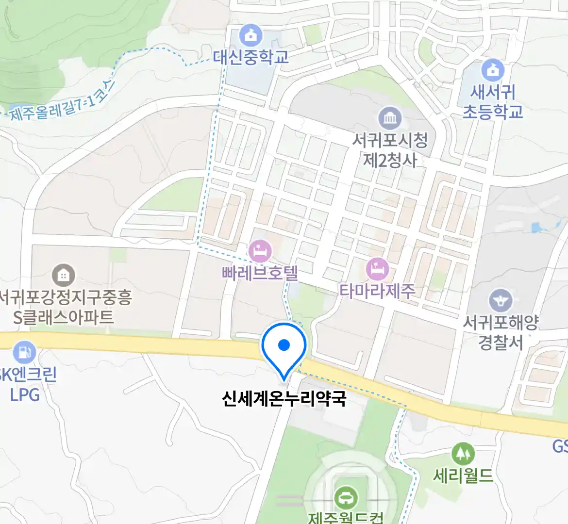 신세계온누리약국 위치