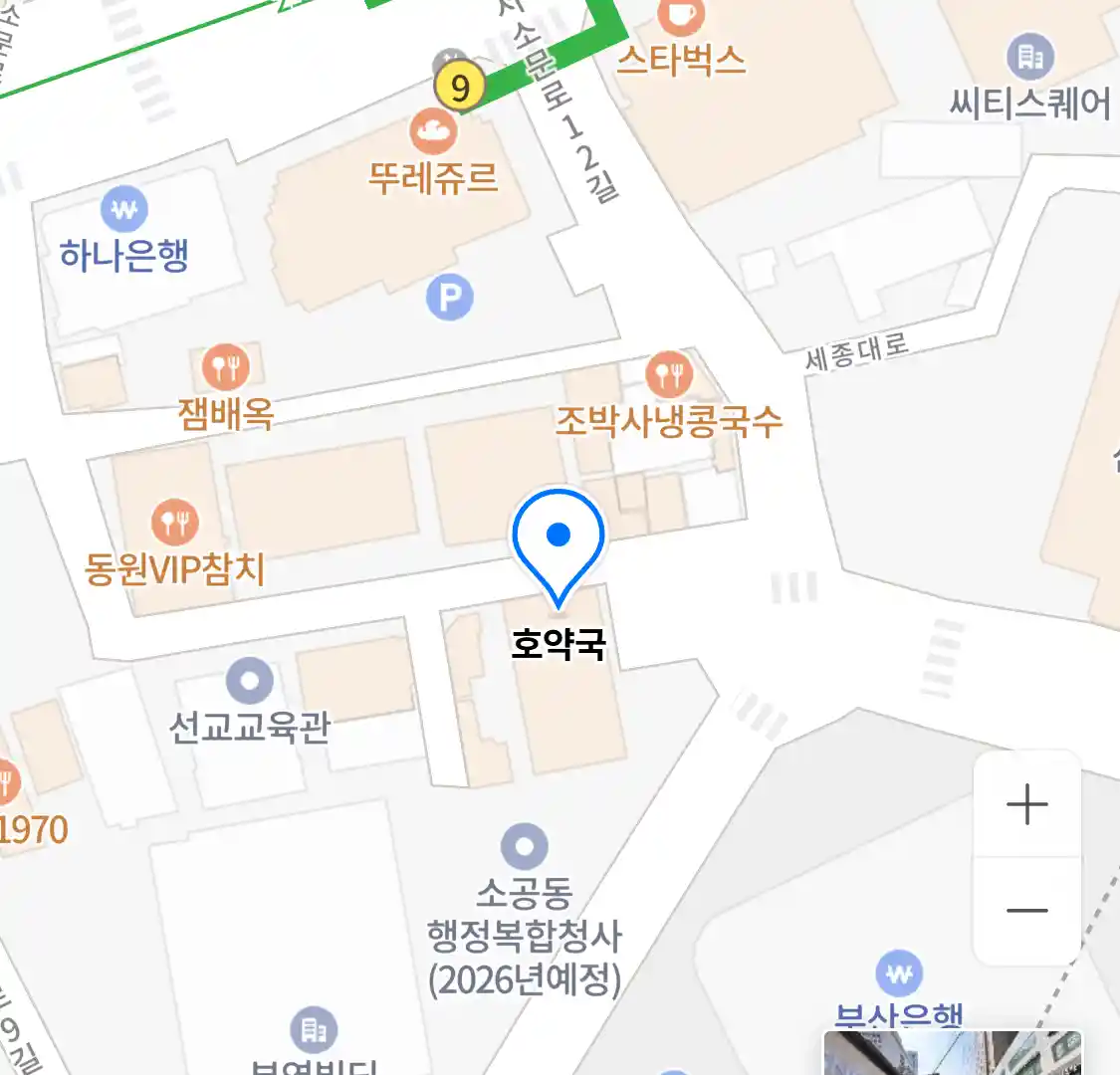 호약국 위치
