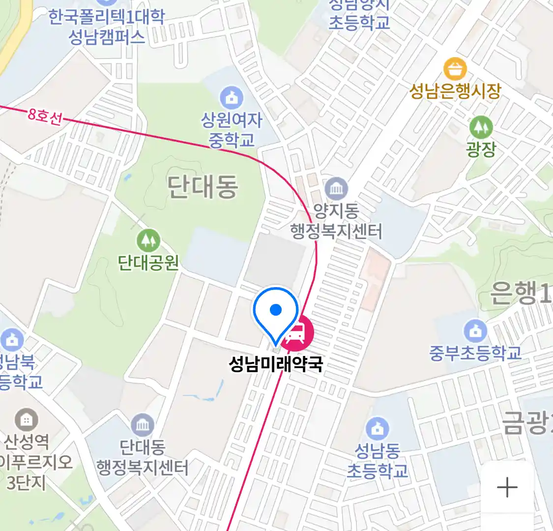 성남미래약국 위치