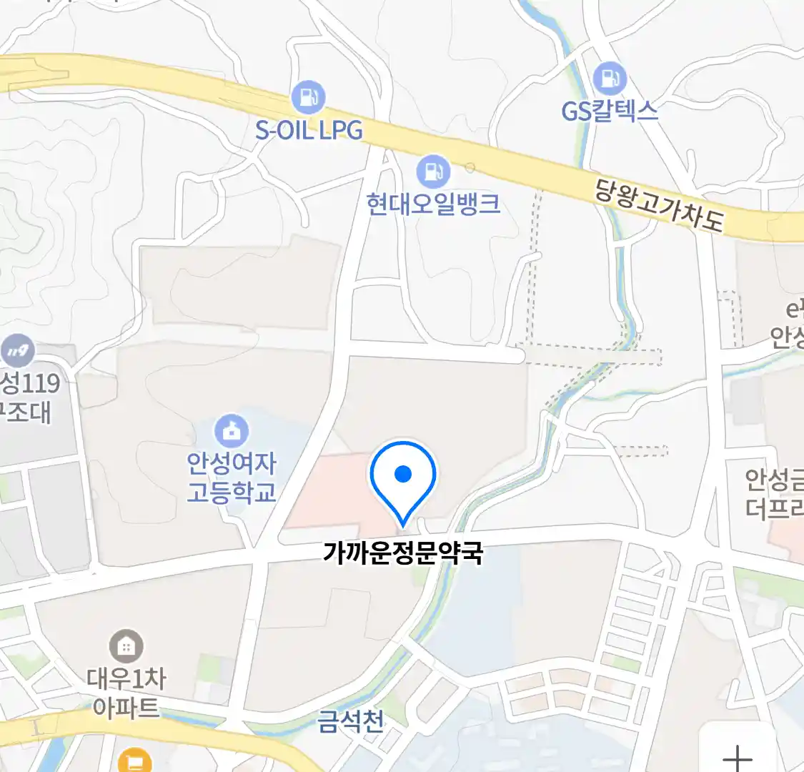 가까운정문약국 위치
