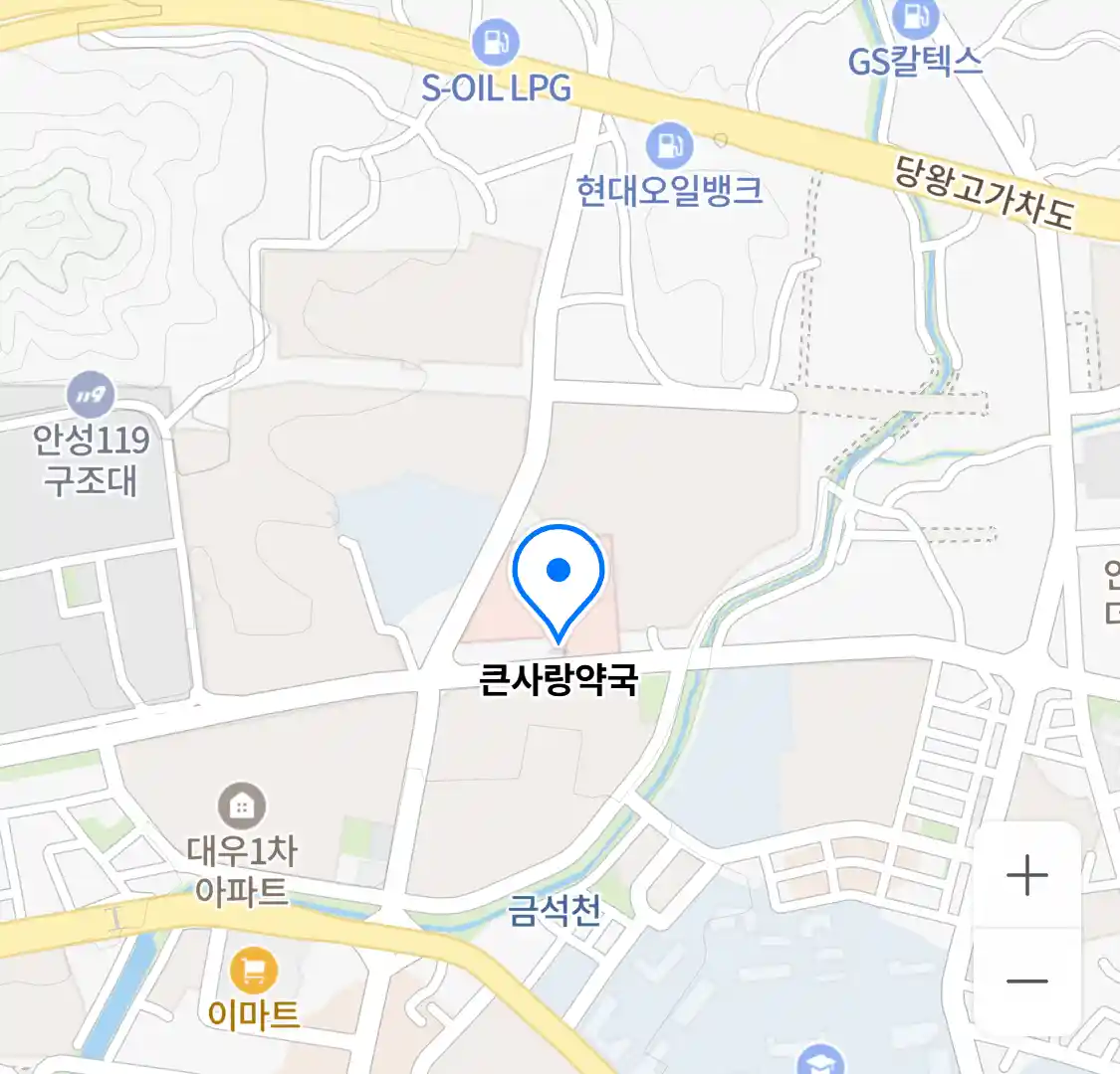 큰사랑약국 위치