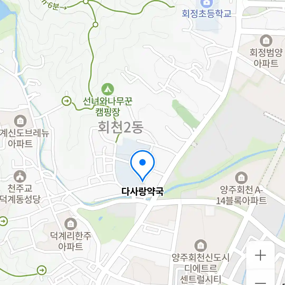 다사랑약국 위치