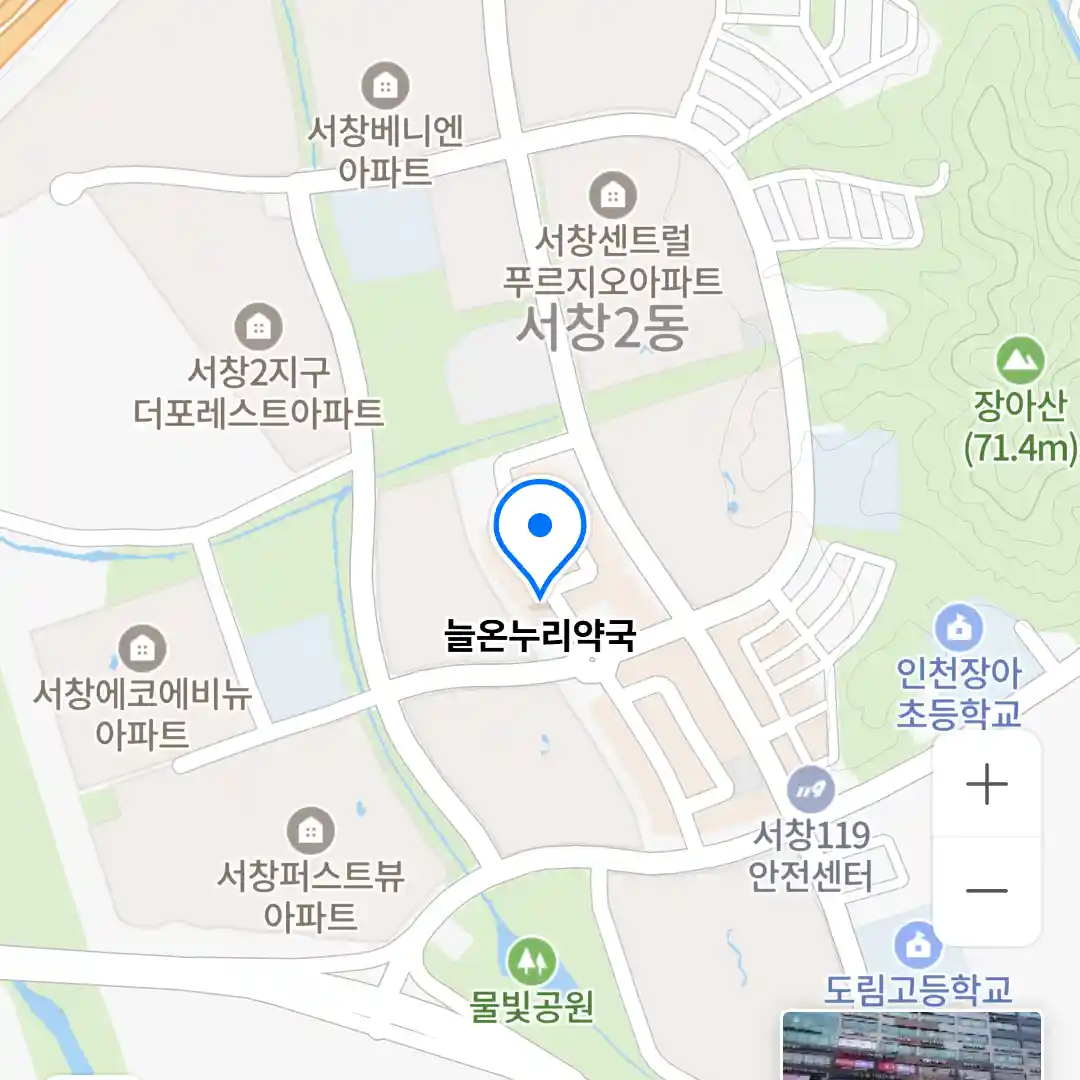 늘온누리약국 위치