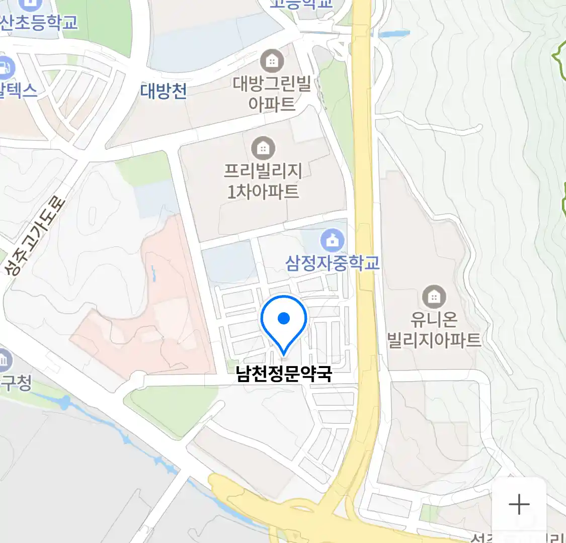 남천정문약국 위치