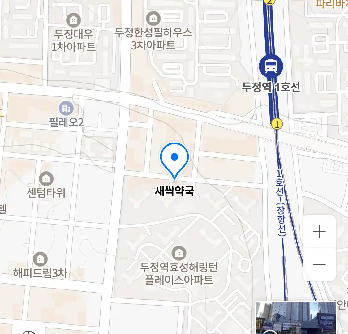 새싹약국 위치