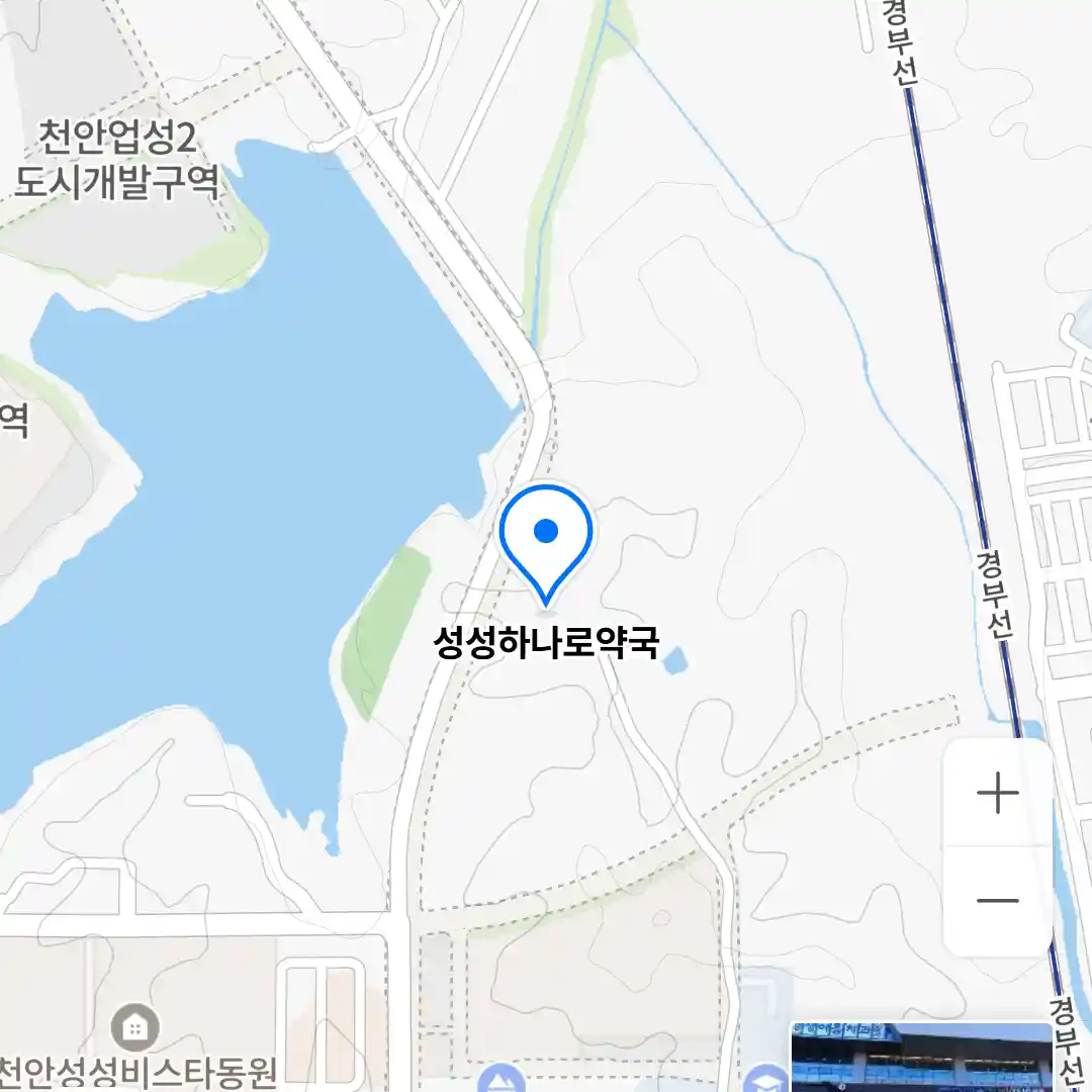 성성하나로약국 위치