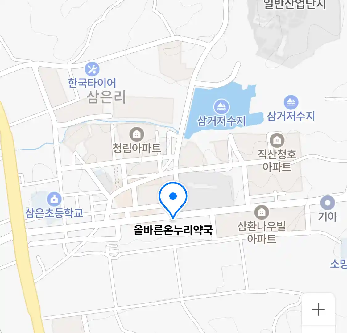 올바른온누리약국 위치