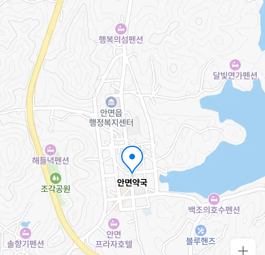 안면약국 위치