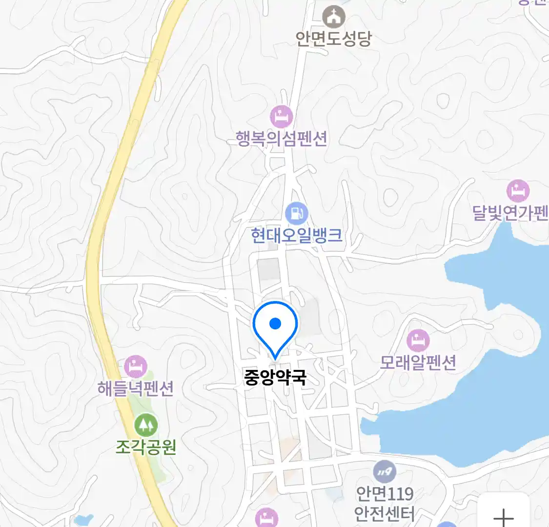 중앙약국 위치
