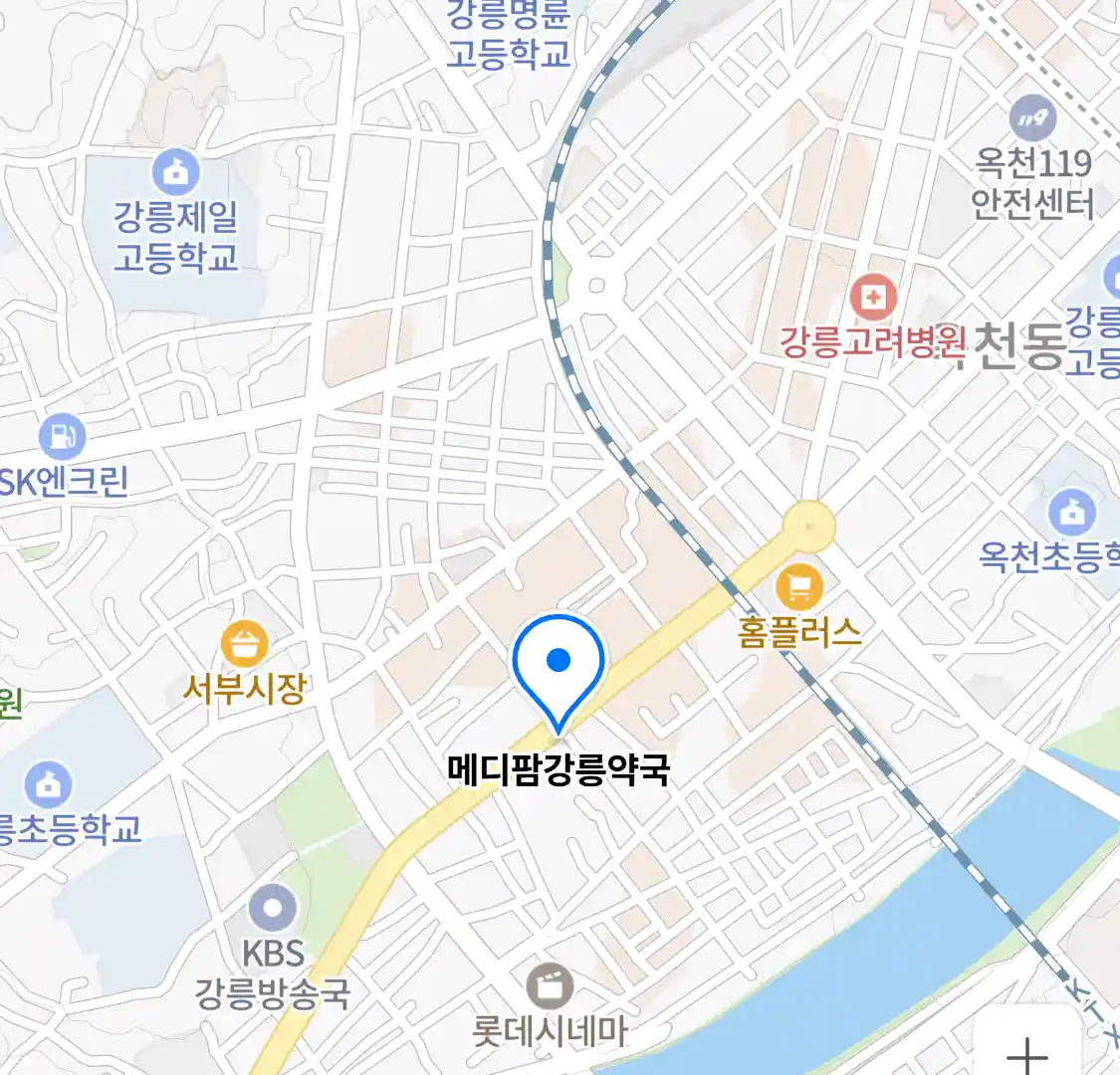 메디팜강릉약국 위치