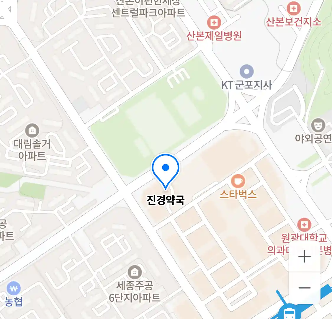 진경약국 위치