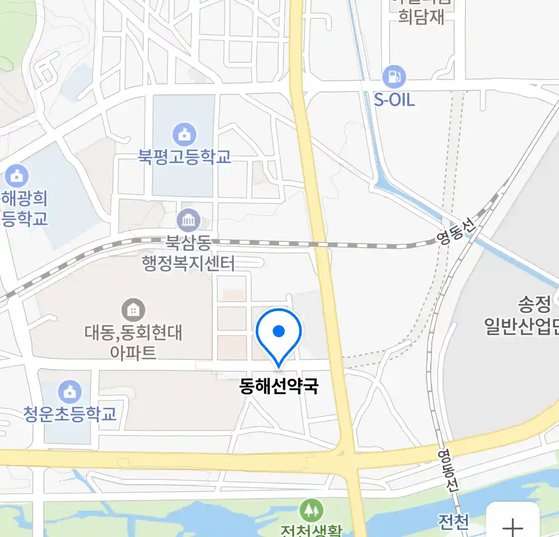 동해선약국 위치