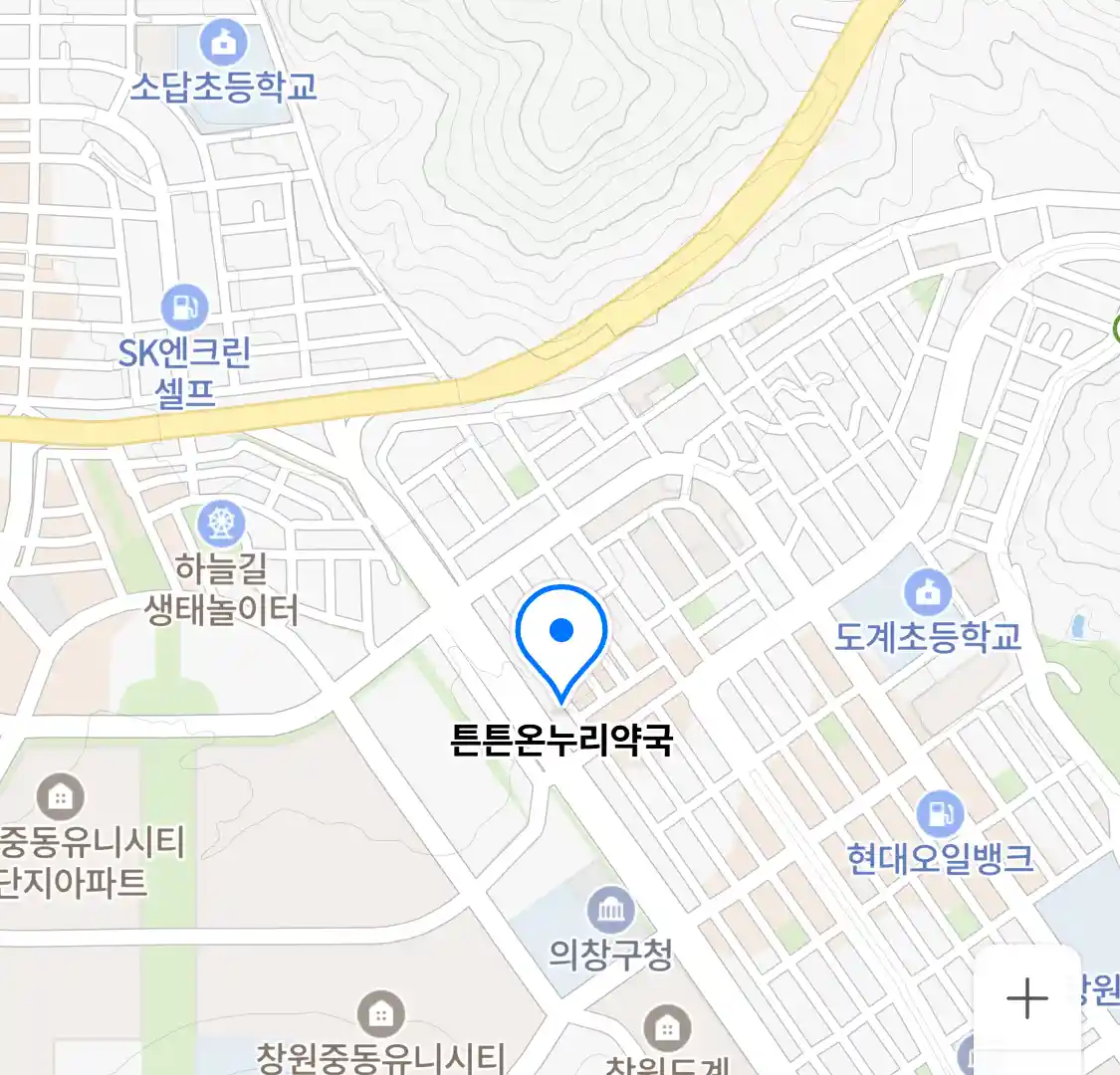 튼튼온누리약국 위치