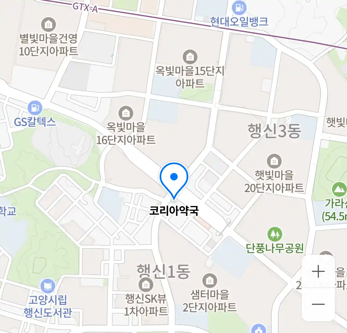 코리아약국 위치