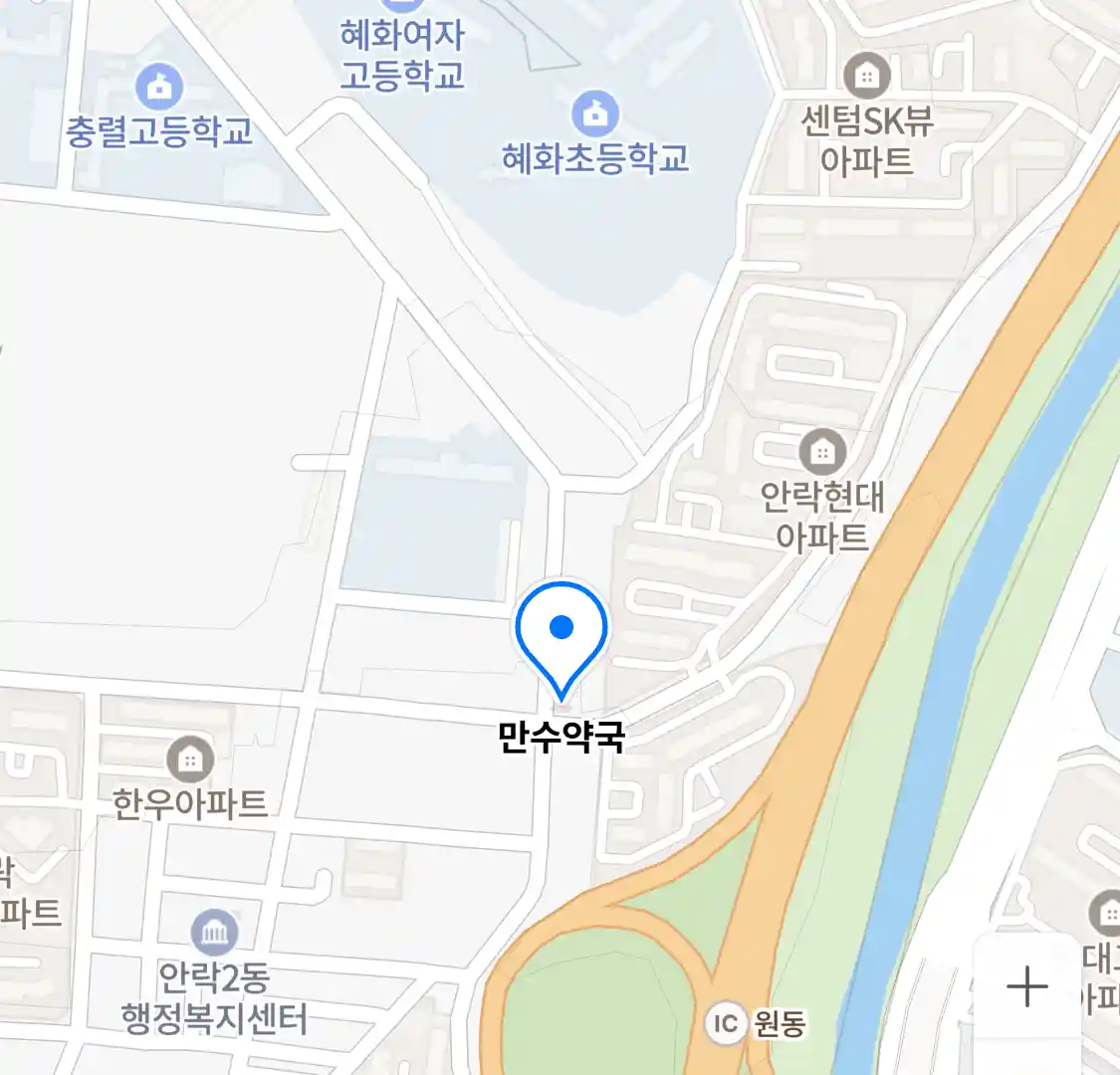 만수약국 위치