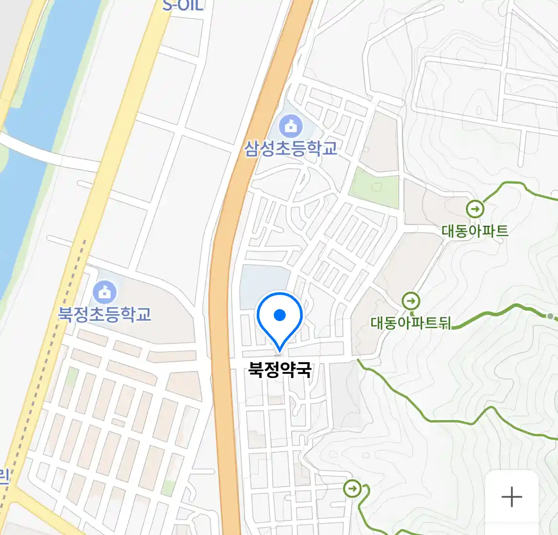북정약국 위치