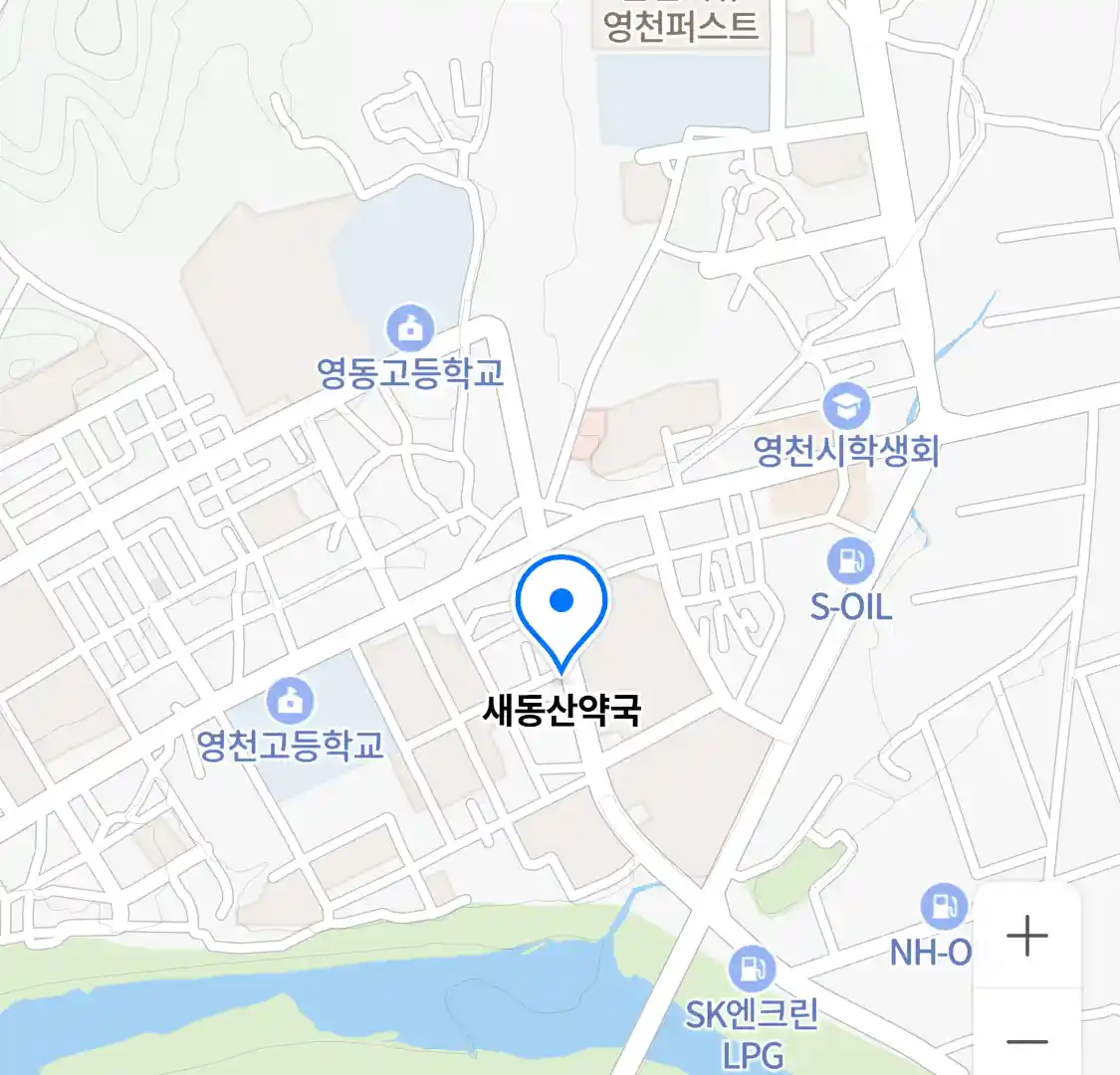 새동산약국 위치