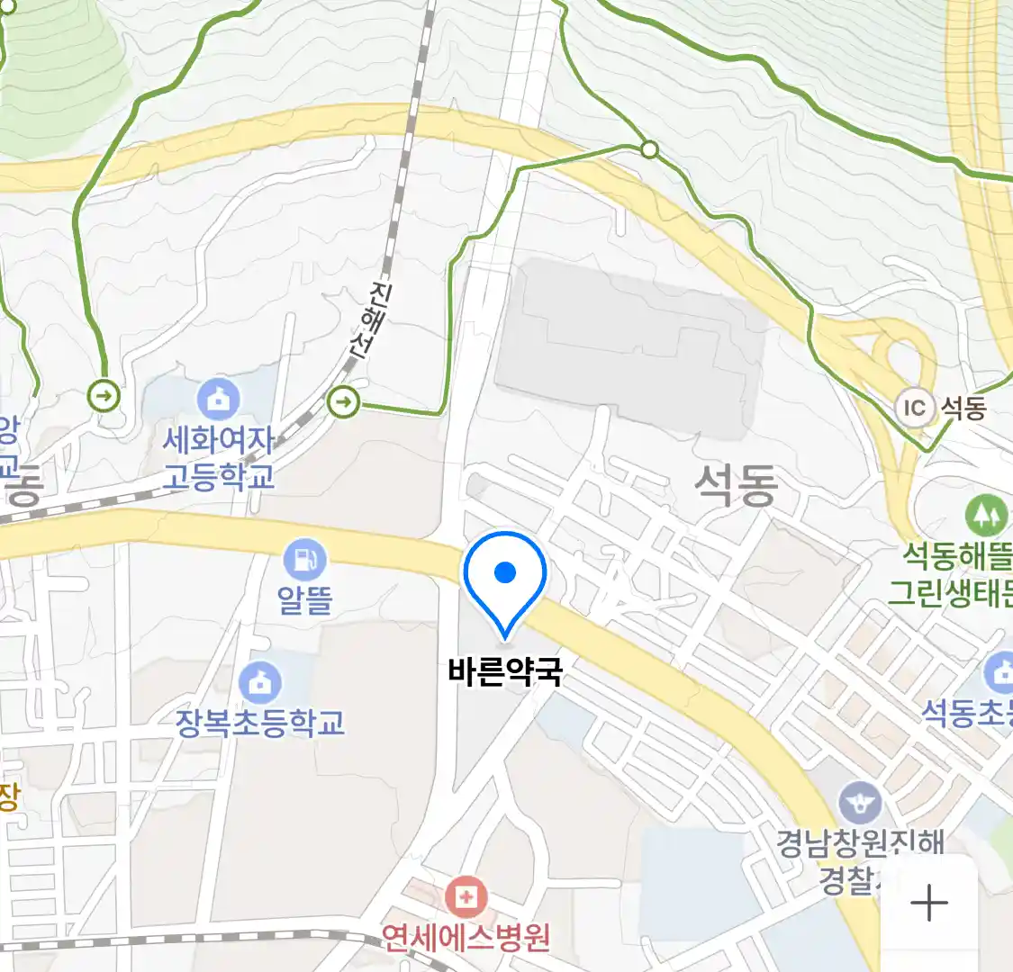 바른약국 위치