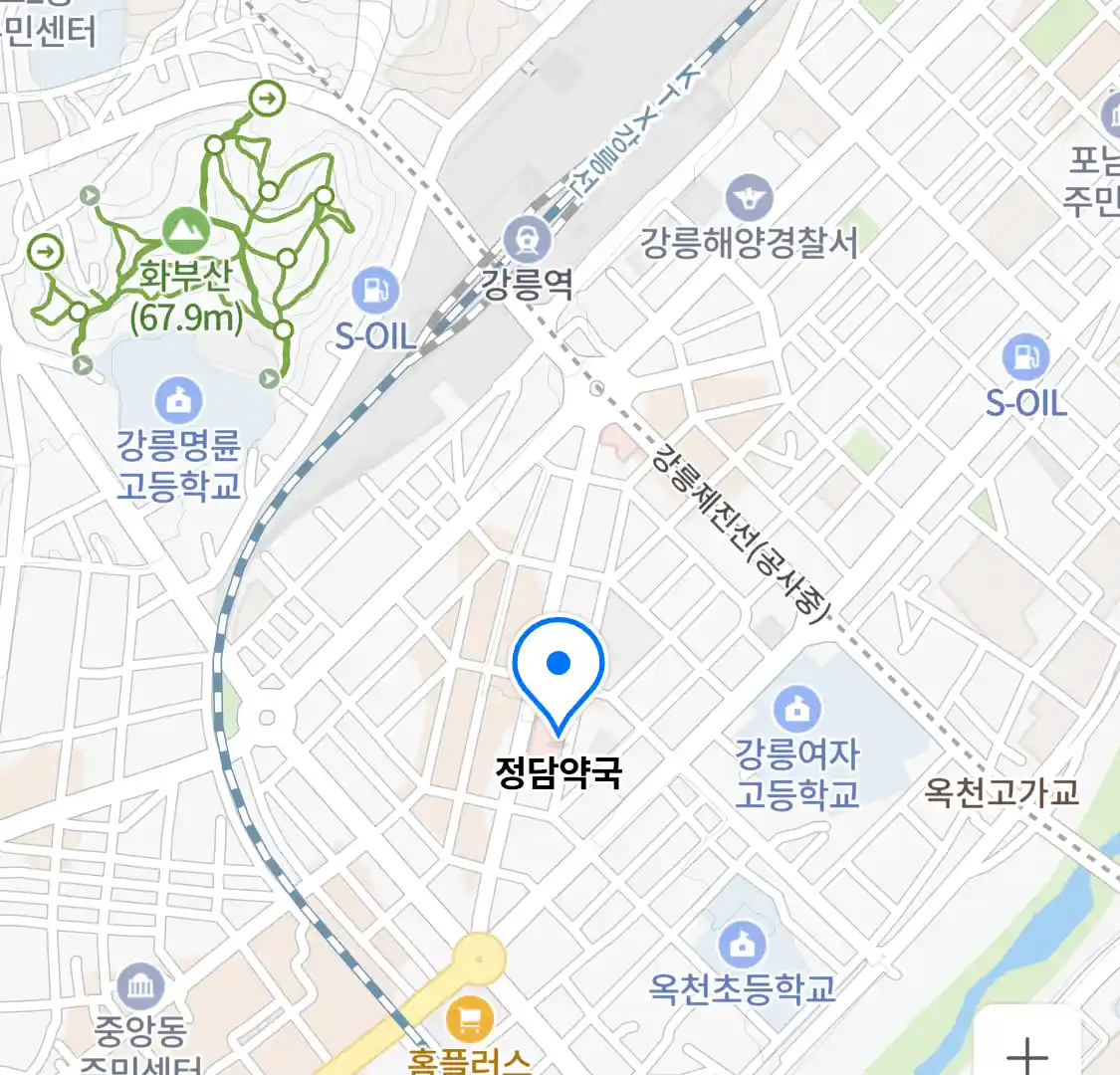 정담약국 위치