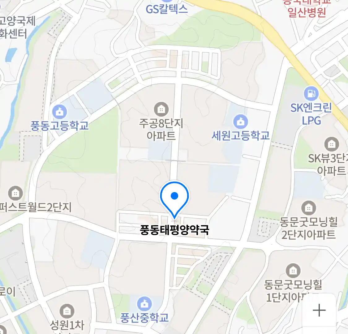 풍동태평양약국 위치