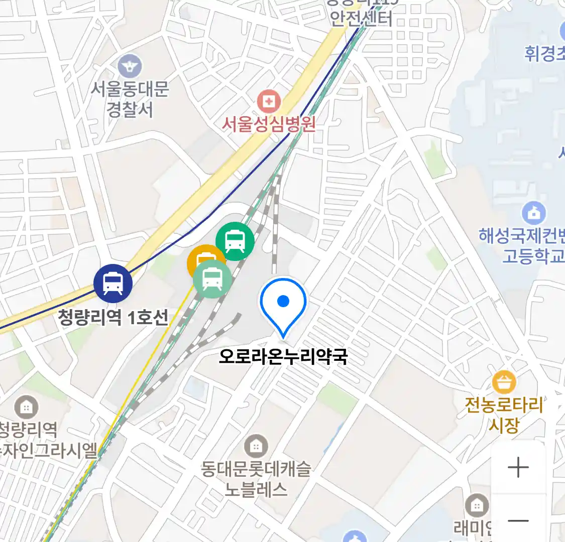 오로라온누리약국 위치