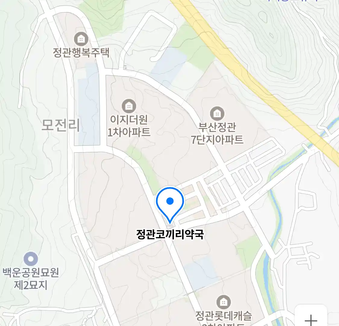 정관코끼리약국 위치