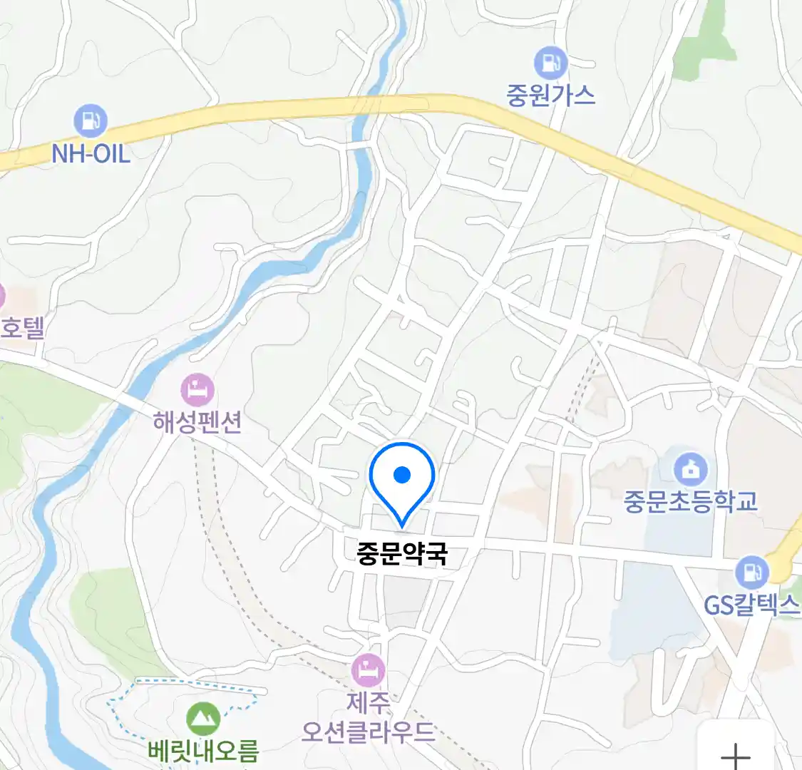 중문약국 위치