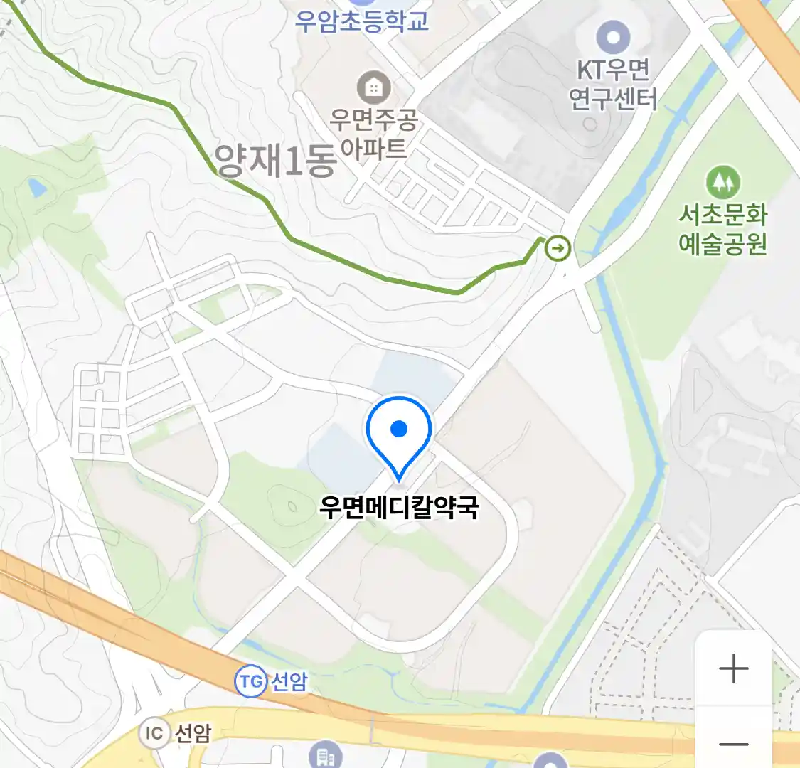 우면메디칼약국 위치
