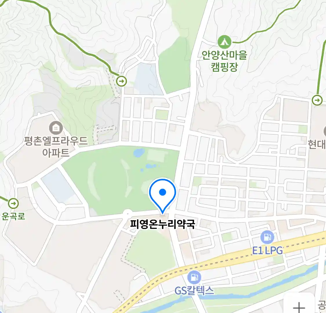 피영온누리약국 위치
