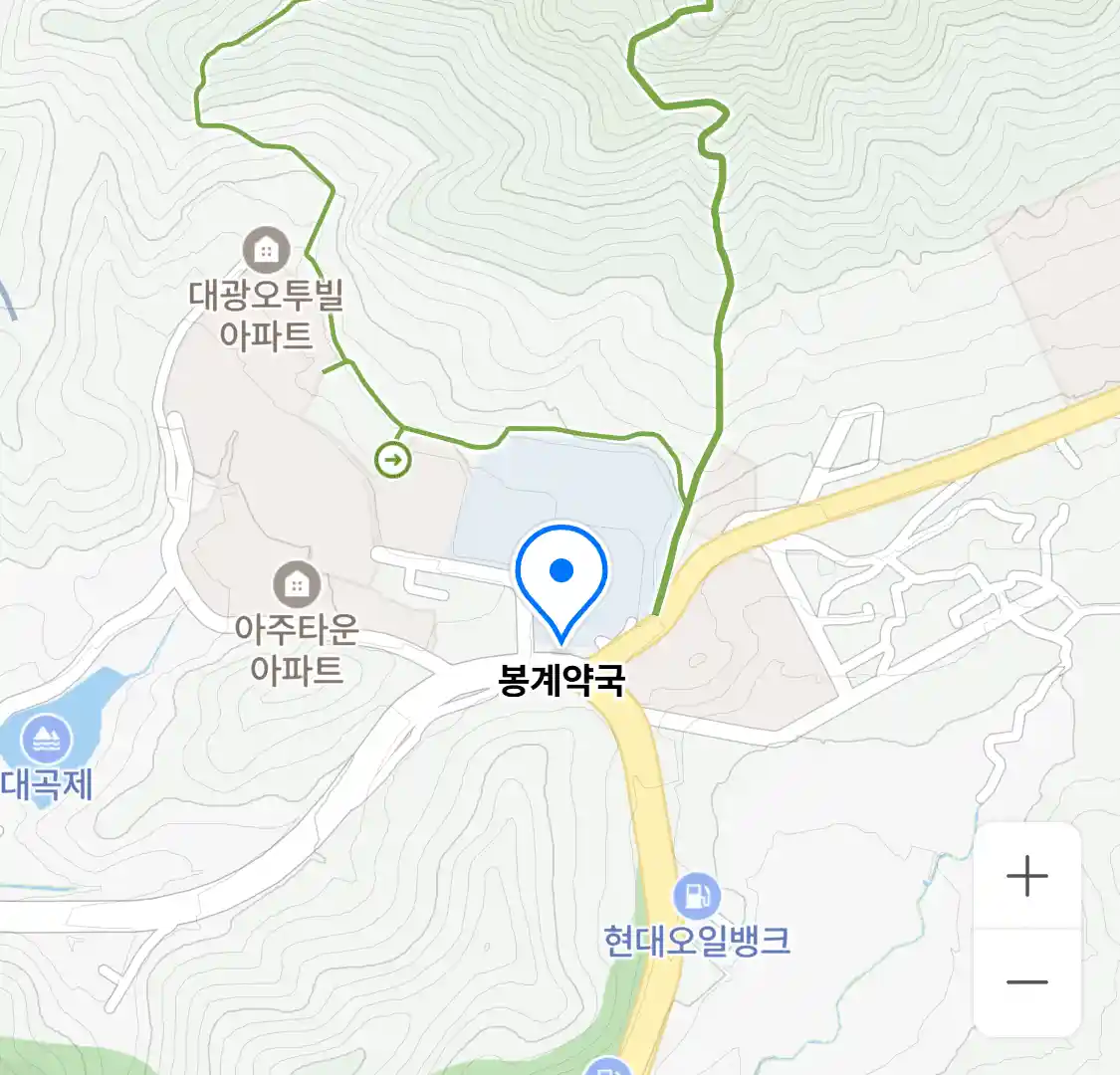 봉계약국 위치