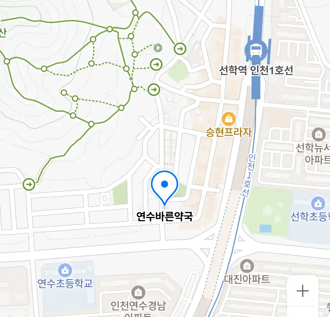 연수바른약국 위치