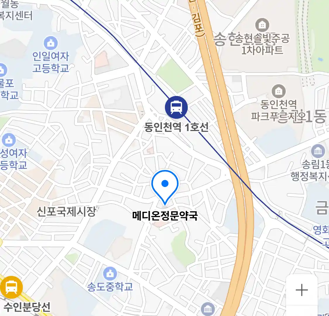 메디온정문약국 위치