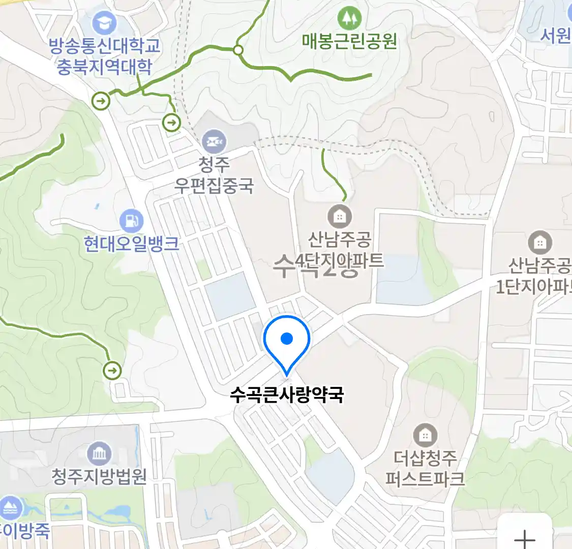 수곡큰사랑약국 위치