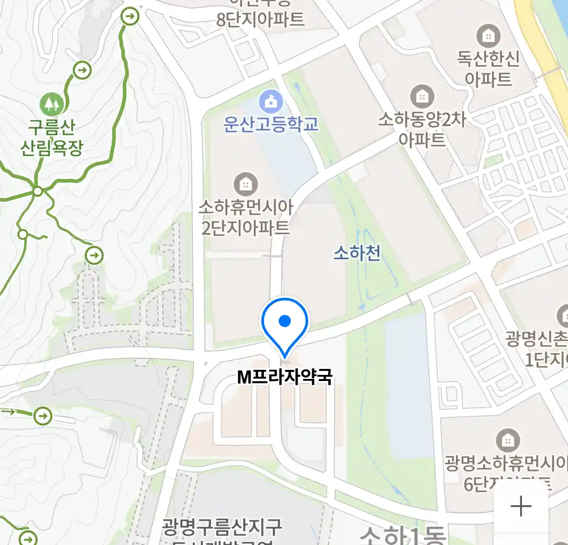 M프라자약국 위치