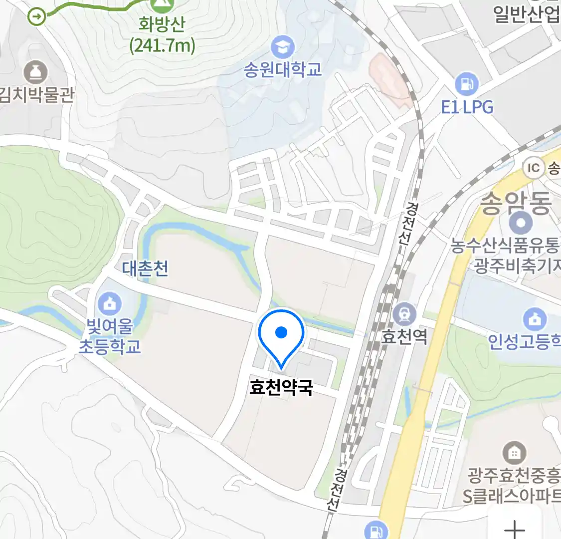 효천약국 위치