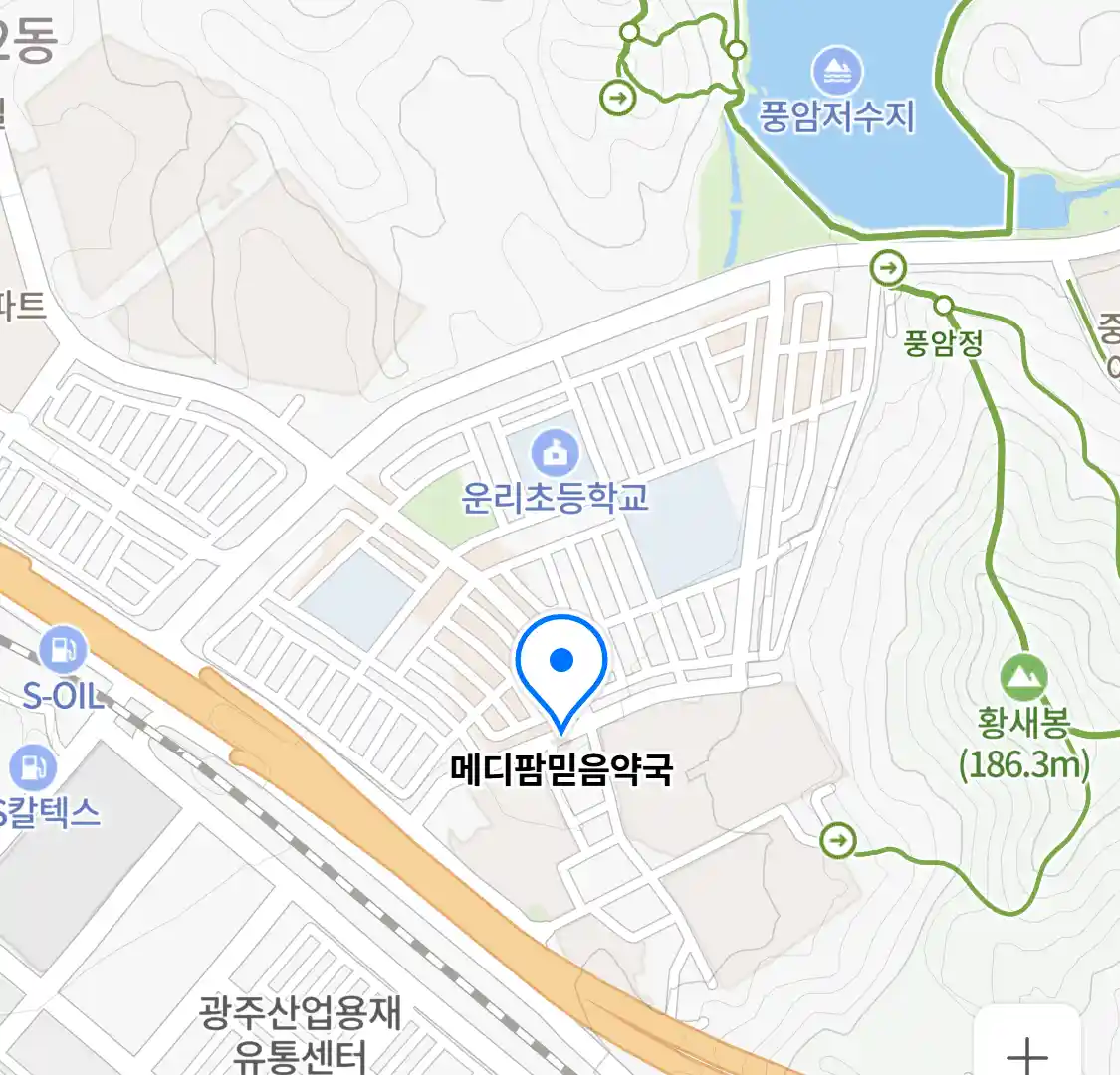 메디팜믿음약국 위치