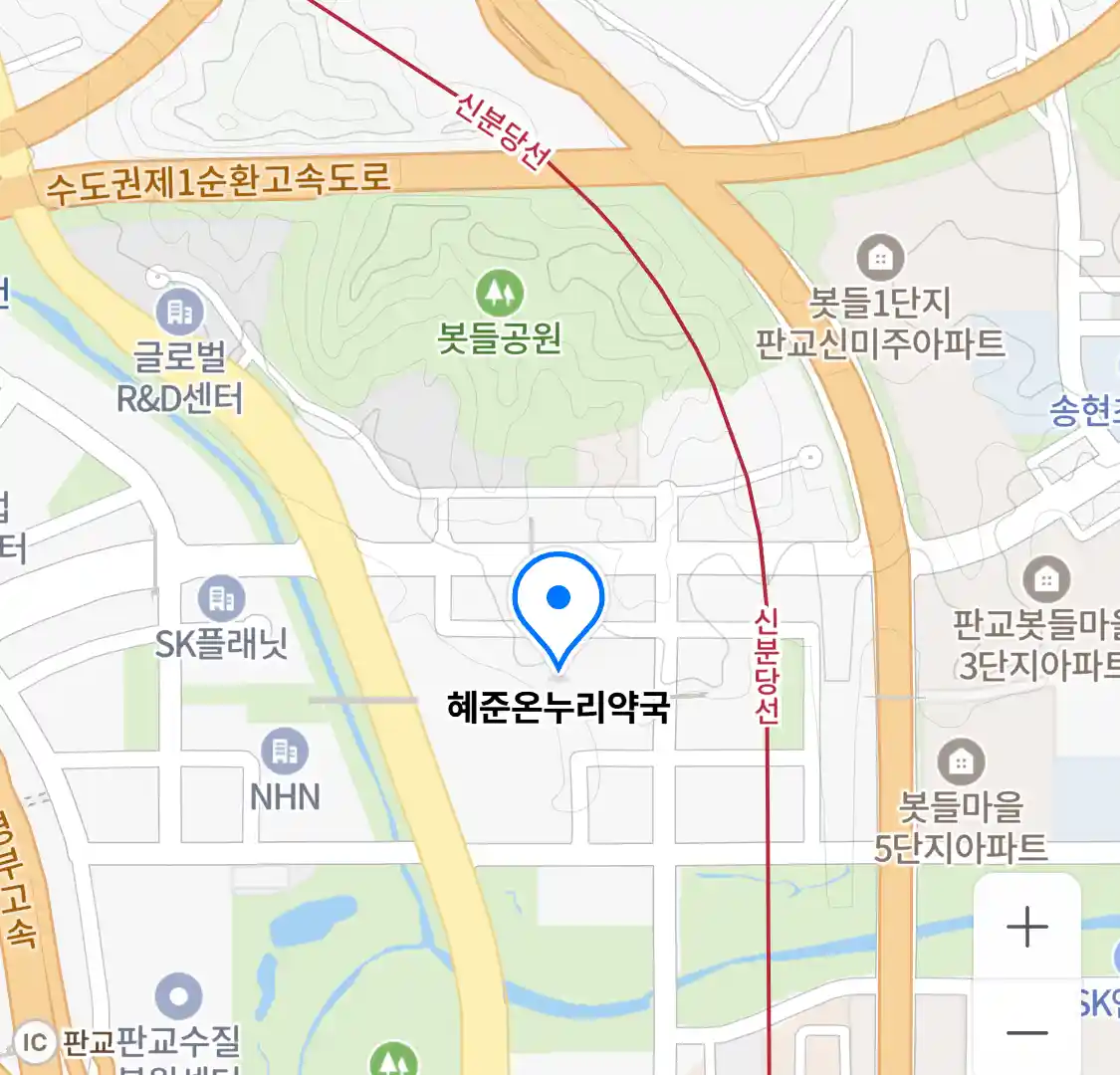 혜준온누리약국 위치