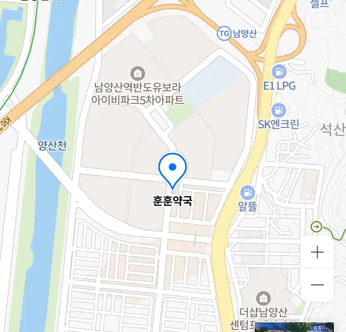 훈훈약국 위치