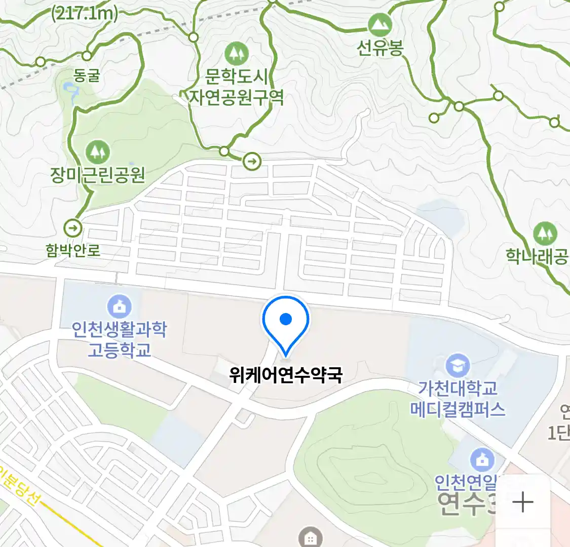 위케어연수약국 위치