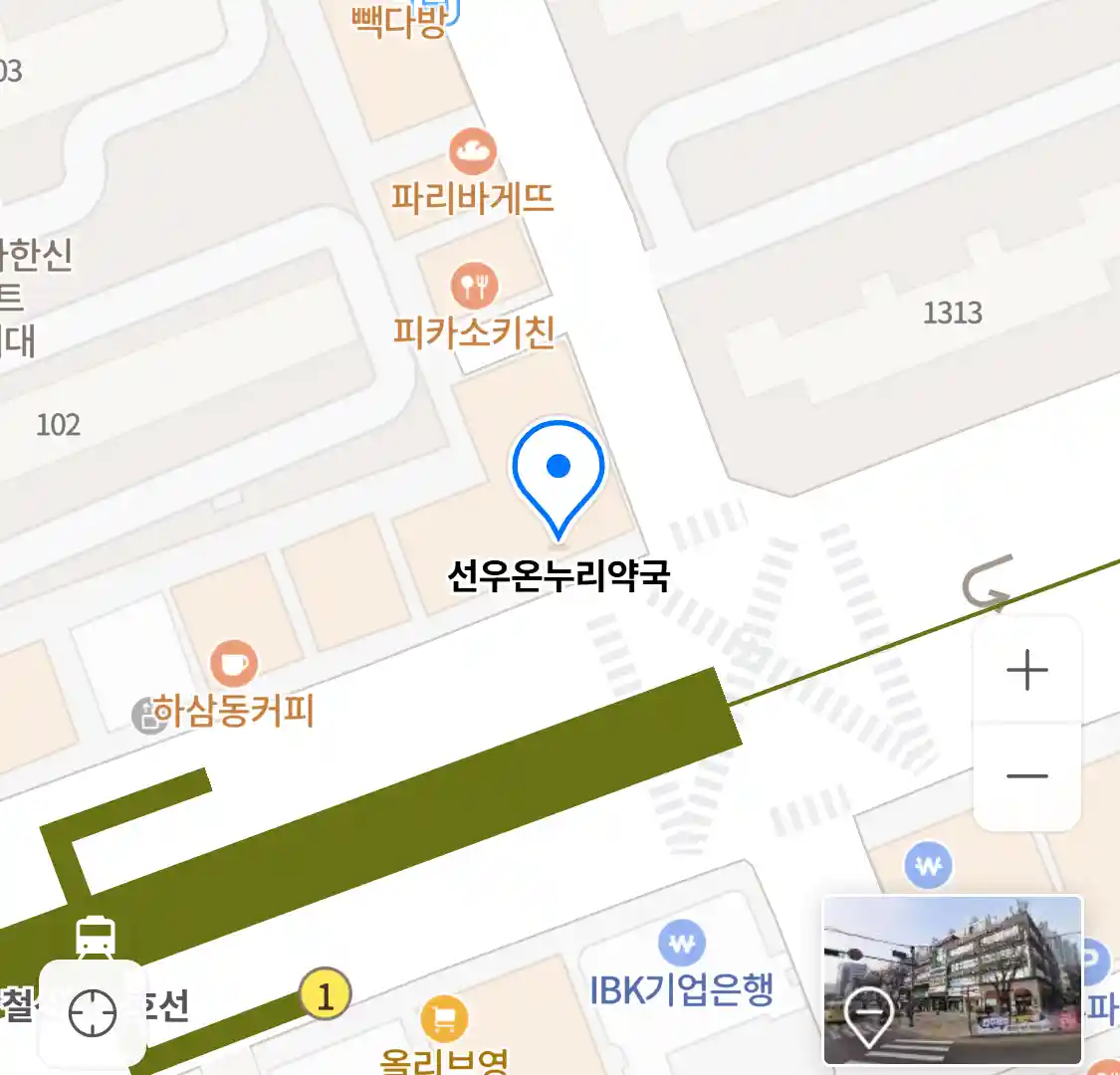 선우온누리약국 위치